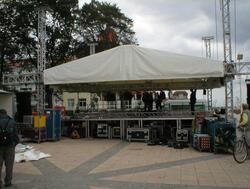 Unsere Bühne in Kühlungsborn 2004
